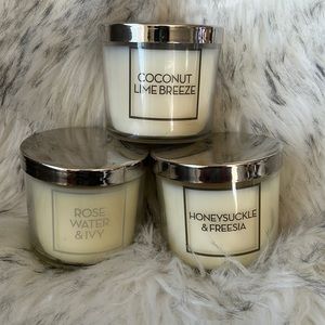 Bath and Body Works Single Wick Candle Trio